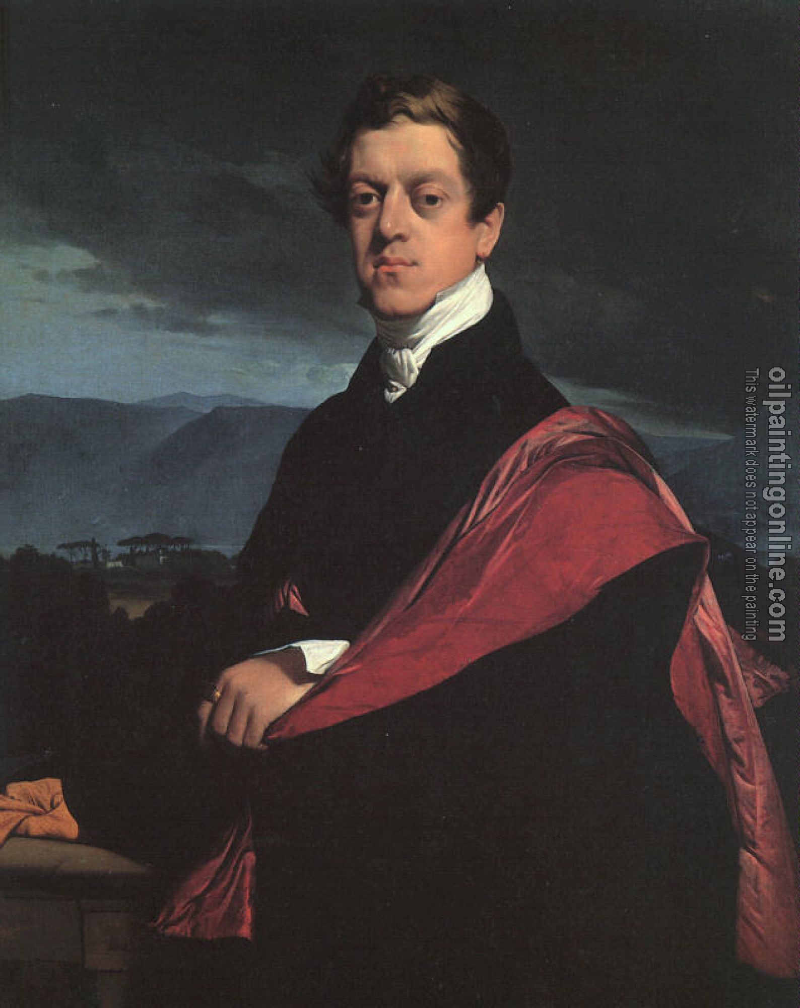 Ingres, Jean Auguste Dominique - Count Nikolai Dmitrievich Gouriev